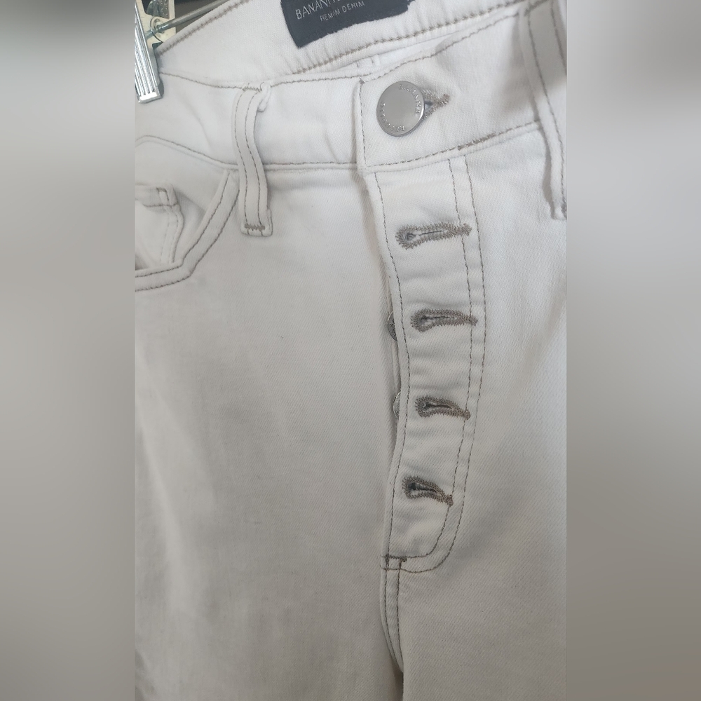 Banana Republic White Skinny Jeans
